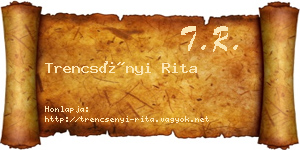 Trencsényi Rita névjegykártya